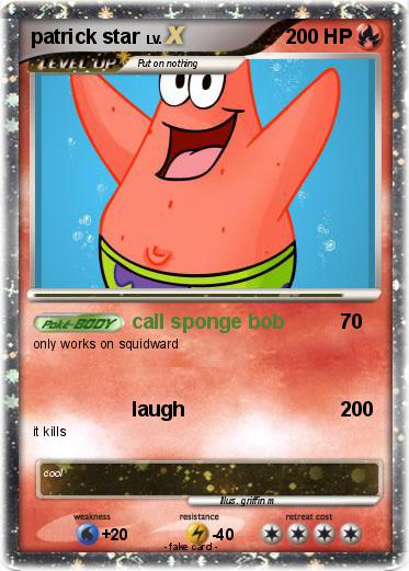 Pokemon patrick star