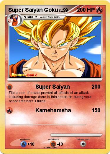 Pokemon Super Saiyan Goku