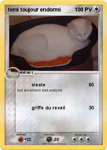 Pokemon temi toujour endormi