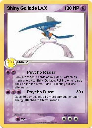 Pokemon Shiny Gallade Lv.X
