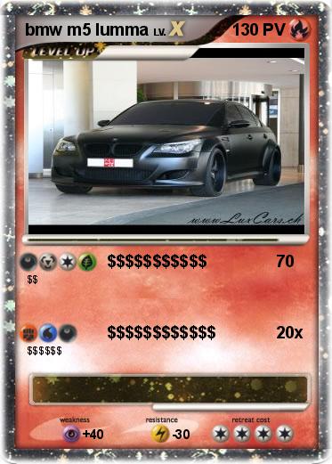 Pokemon bmw m5 lumma