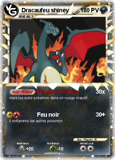 Pokemon Dracaufeu shiney