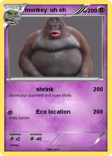Pokemon monkey  uh oh