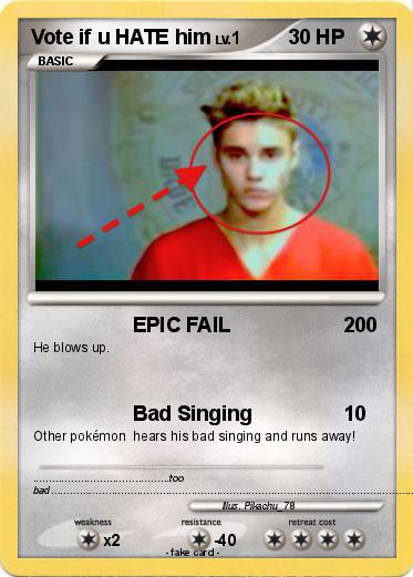 Pokemon Vote if u HATE him
