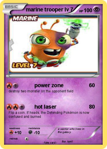Pokemon marine trooper lv 7