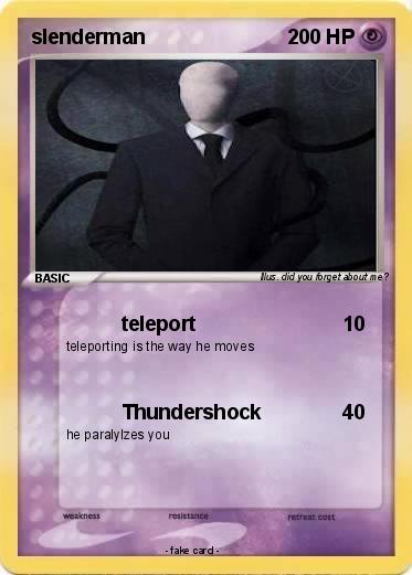Pokemon slenderman