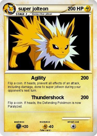 Pokemon super jolteon
