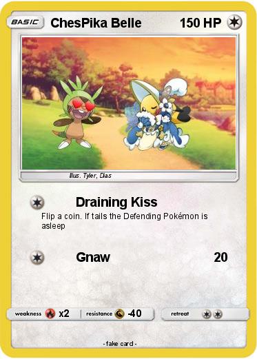 Pokemon ChesPika Belle