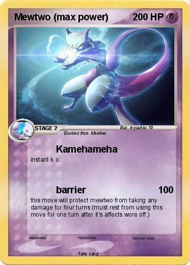 Pokemon Mewtwo (max power)