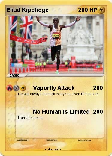 Pokemon Eliud Kipchoge