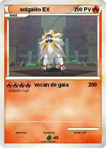 Pokemon solgaléo EX