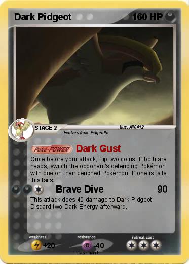 Pokemon Dark Pidgeot