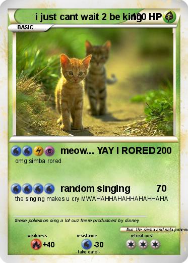 Pokemon i just cant wait 2 be king