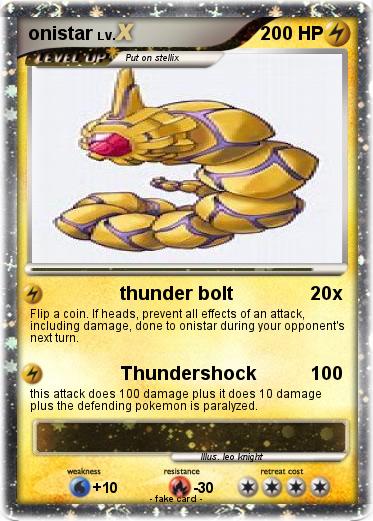 Pokemon onistar