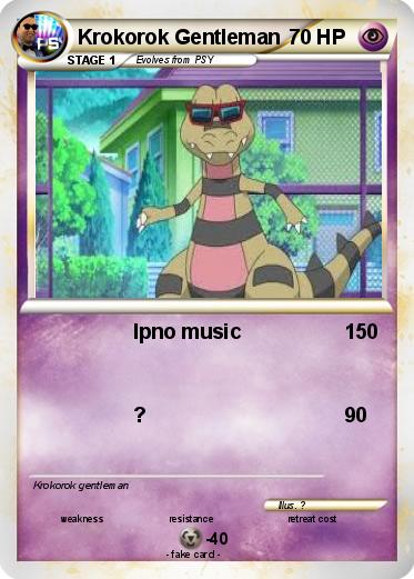 Pokemon Krokorok Gentleman
