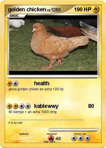 Pokemon golden chicken