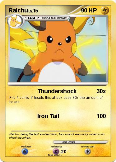 Pokemon Raichu