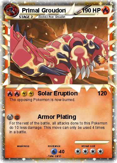 Pokemon Primal Groudon