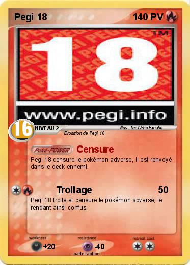 Pokemon Pegi 18