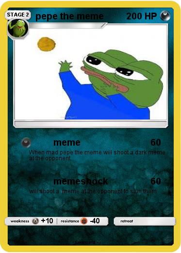 Pokemon pepe the meme