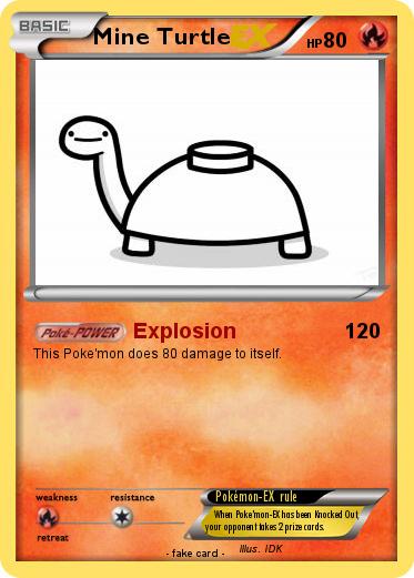 Pokemon Mine Turtle