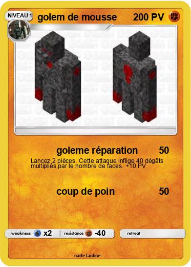 Pokemon golem de mousse