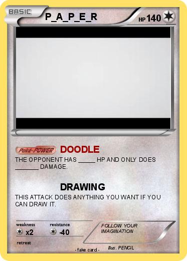 Pokemon P_A_P_E_R