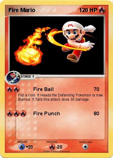 Pokemon Fire Mario