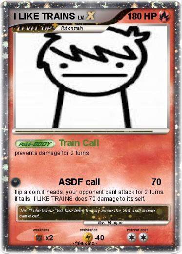 Pokemon I LIKE TRAINS