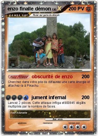 Pokemon enzo finalle démon