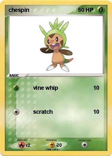 Pokemon chespin