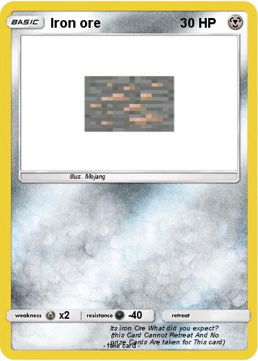 Pokemon Iron ore