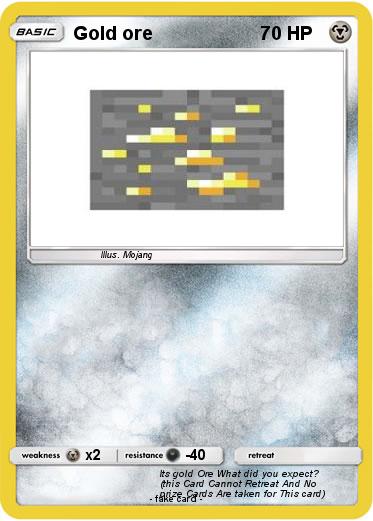 Pokemon Gold ore
