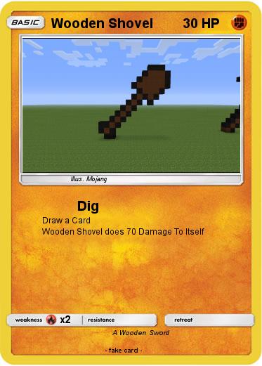 Pokemon Wooden Shovel
