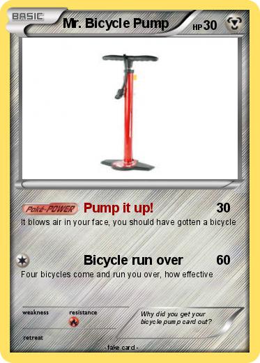 Pokemon Mr. Bicycle Pump