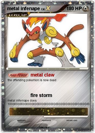 Pokemon metal infenape