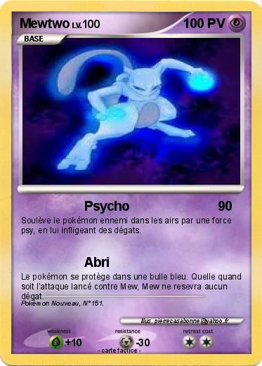 Pokemon Mewtwo