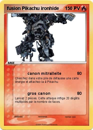 Pokemon fusion Pikachu ironhide