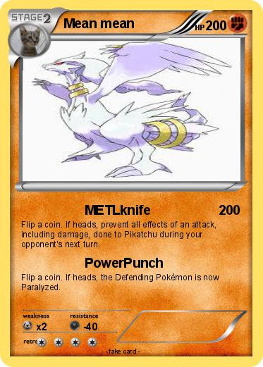Pokemon Mean mean