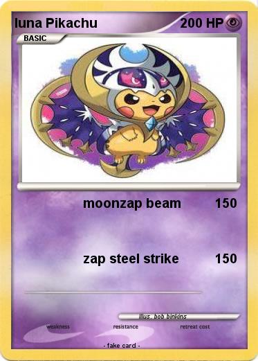 Pokemon luna Pikachu