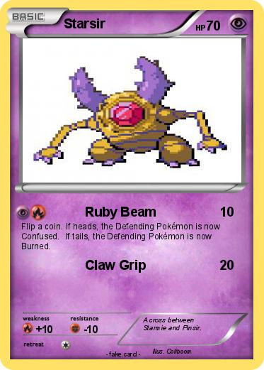 Pokemon Starsir
