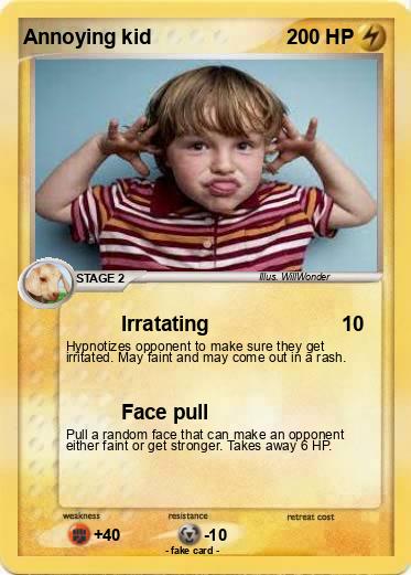 Pokemon Annoying kid