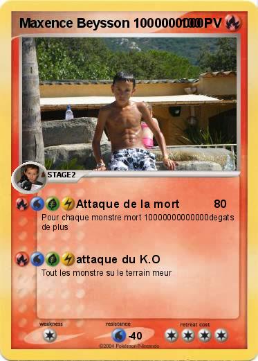 Pokemon Maxence Beysson 1000000000