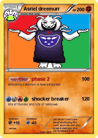 Pokemon Asriel dreemurr