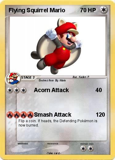 Pokemon Flying Squirrel Mario