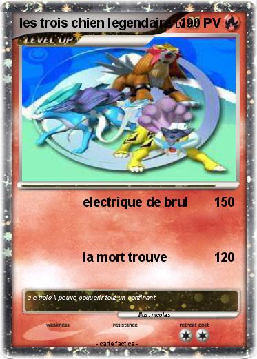 Pokemon les trois chien legendaire
