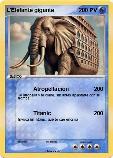 Pokemon L'Elefante gigante