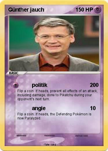Pokemon Günther jauch