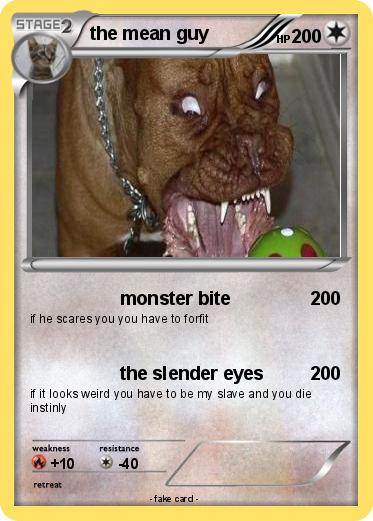 Pokemon the mean guy