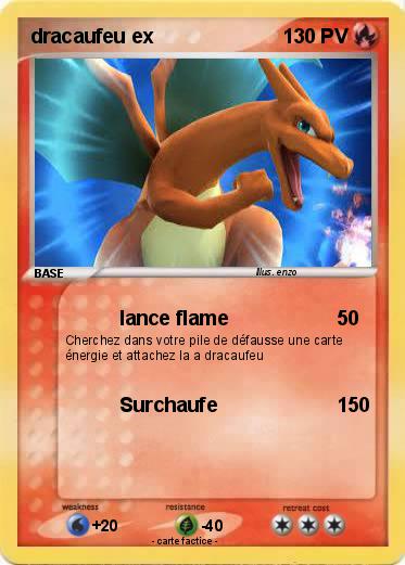 Pokemon dracaufeu ex